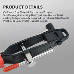 Thsakzo CV dust cover clamp press in use with clamps