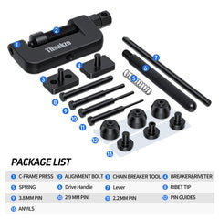 Thsakzo universal chain tool compatibility across 25-630 chains