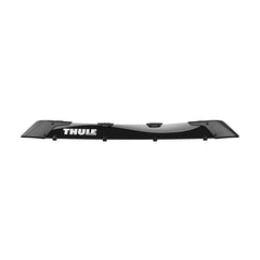 Thule AirScreen XT wind fairing side profile showing airflow guidance for smoother highway cruising.