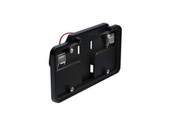 Thule tamper-proof attachment protects the license plate during transport