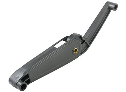 Thule roof box lid lifter in black plastic for easy lid access.