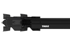 Thule Wingbar Edge 77cm black low-profile roof rack for sleek vehicle styling.