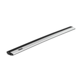 Thule WingBar Edge 95 cm aluminum gray roof bar with aerodynamic profile for quiet rides.