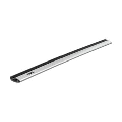 Thule WingBar Edge 95 cm aluminum gray roof bar with aerodynamic profile for quiet rides.