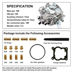 Installation readiness and online guidance for THUNDERMINGO Quadrajet carb