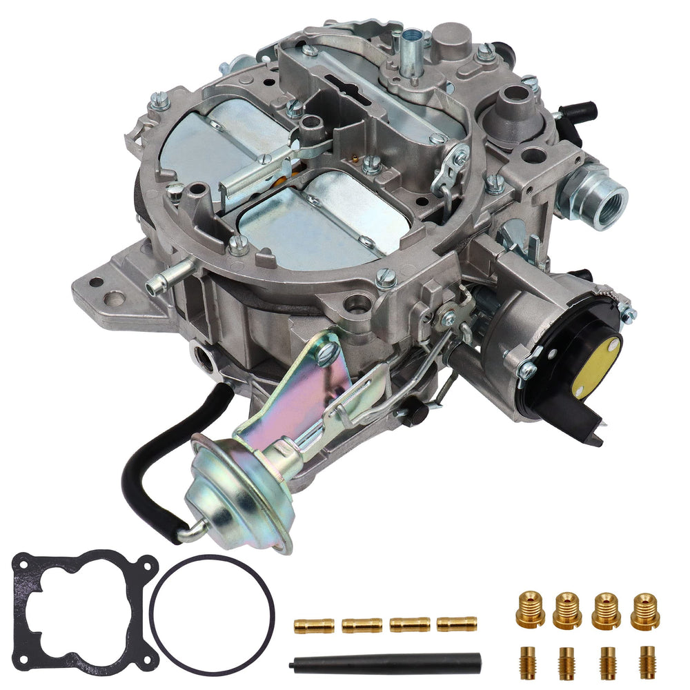 THUNDERMINGO Rochester Quadrajet carburetor with electric choke for Chevy V8 engines