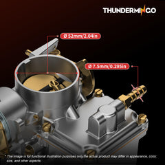THUNDERMINGO air-filter-mount 47mm inner diameter ensures precise fit.