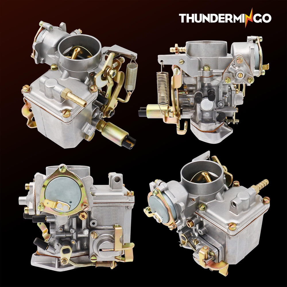 THUNDERMINGO 30/31 PICT-3 carburetor installed on Beetle for retrofit readiness.