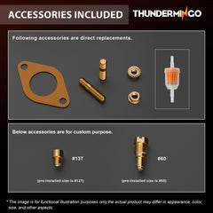 THUNDERMINGO 34 Pict-3 carburetor packaging photo shows included parts