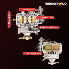 THUNDERMINGO main jet detail for precise fuel metering