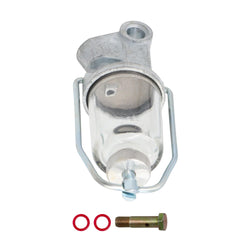 THUNDERMINGO fuel sediment bowl glass assembly with carburetor clamp for reliability