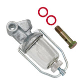 THUNDERMINGO fuel sediment bowl glass assembly front view for easy inspection and replacement