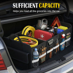 THXEVER trunk organizer collapsible design saves trunk space when not in use