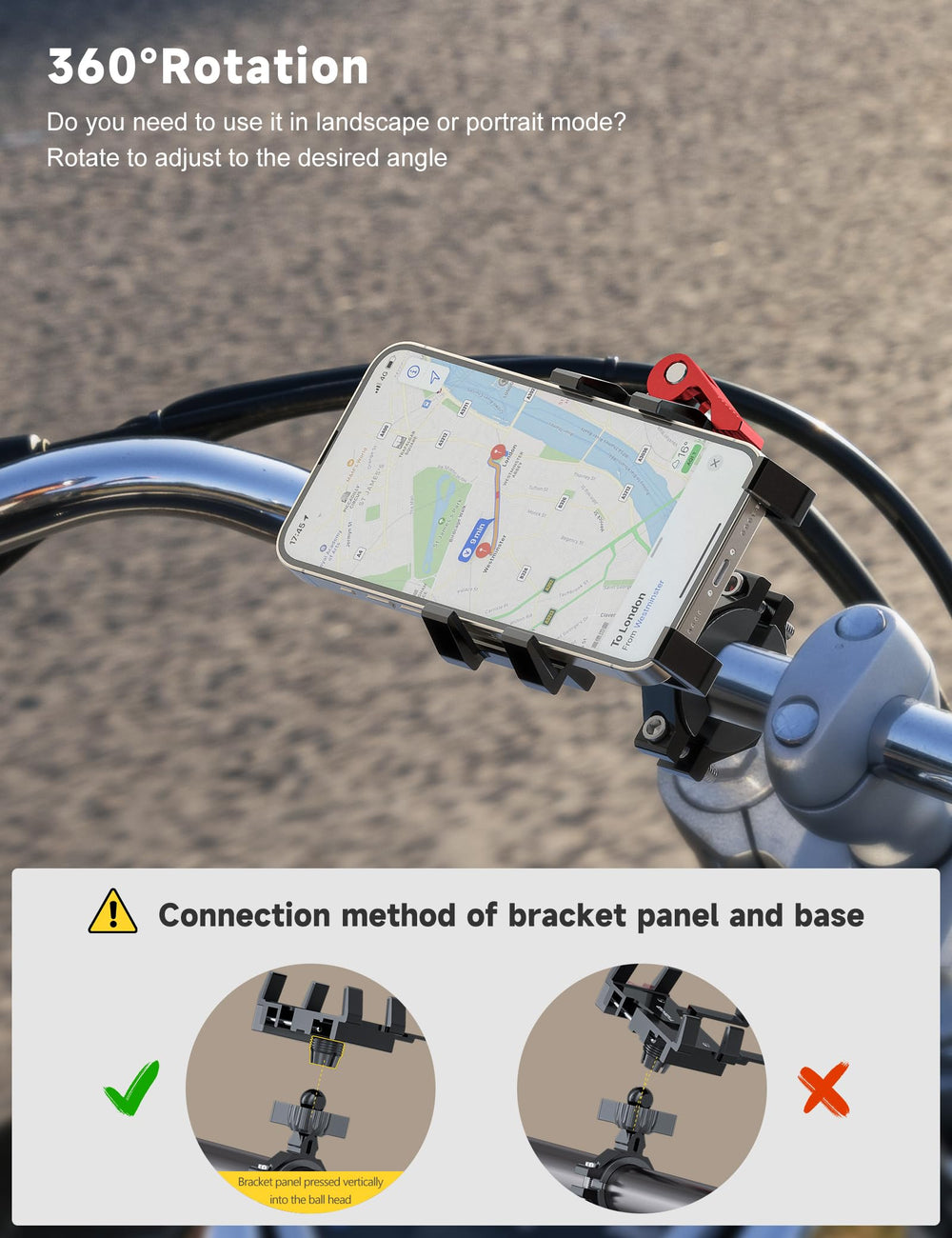 Tiakia universal compatibility fits handlebars 22.2-35 mm
