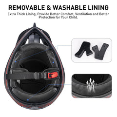 TIANDU quick-release buckle enables fast, secure helmet removal.