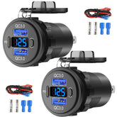 TIANWIDJEW dual USB ports with 66W output for three devices simultaneously