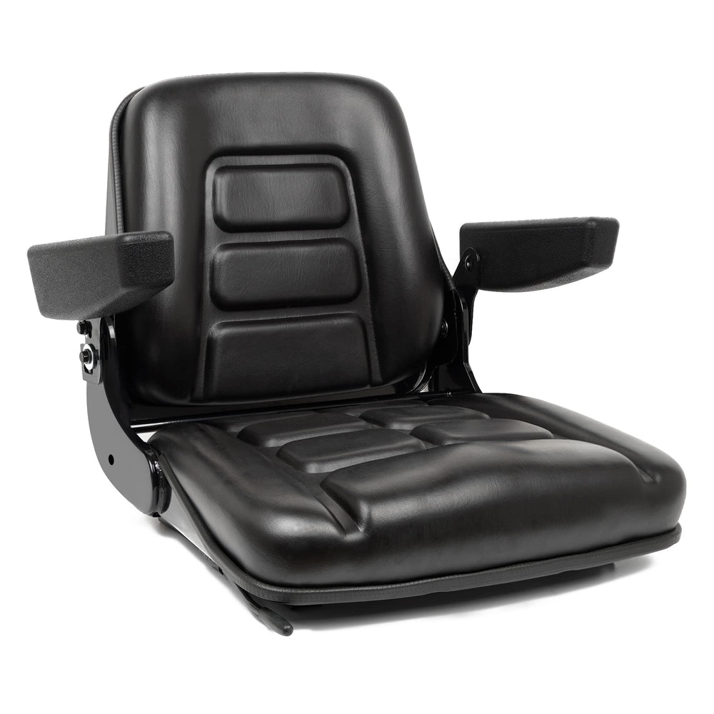 TICSEA universal forklift seat with versatile bolt pattern for broad compatibility