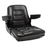 TICSEA universal forklift seat with versatile bolt pattern for broad compatibility