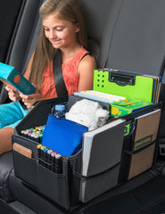 Tidyphil car seat organizer dimensions fit most seats for versatile storage.
