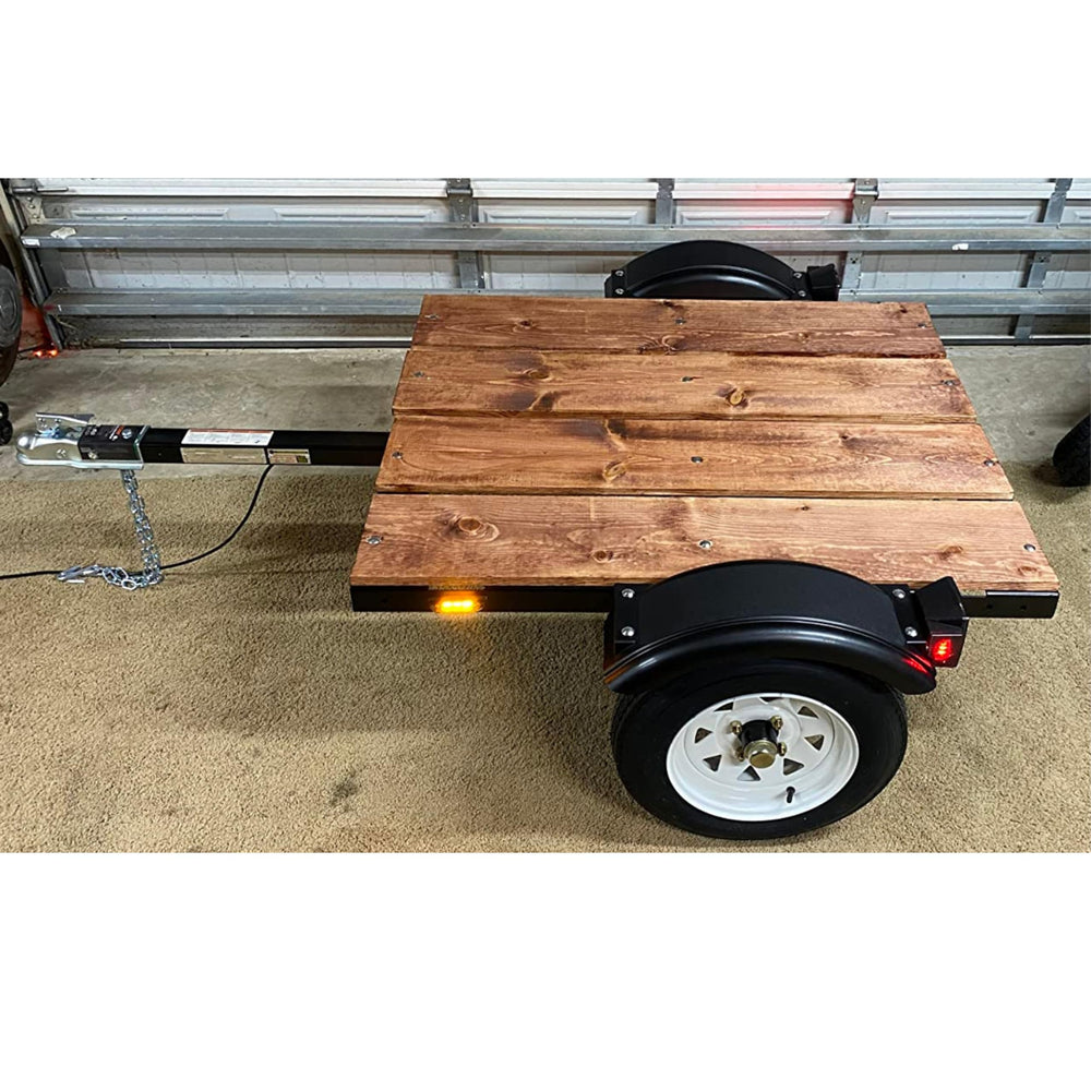 Tie Down compact design offers a sleek, protected look for trailer upgrades.