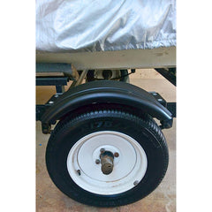 Tie Down packaged fender pair ready for installation on your trailer.