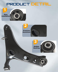 TIEZFUL Forester front inner tie rod end link supports precise alignment
