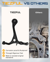Tiezful front lower ball joint provides durable connection
