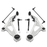 Tiezful front lower control arm with ball joint, driver side, improves steering response