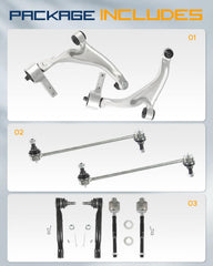 TIEZFUL inner tie rods set enables accurate wheel alignment and responsive handling.
