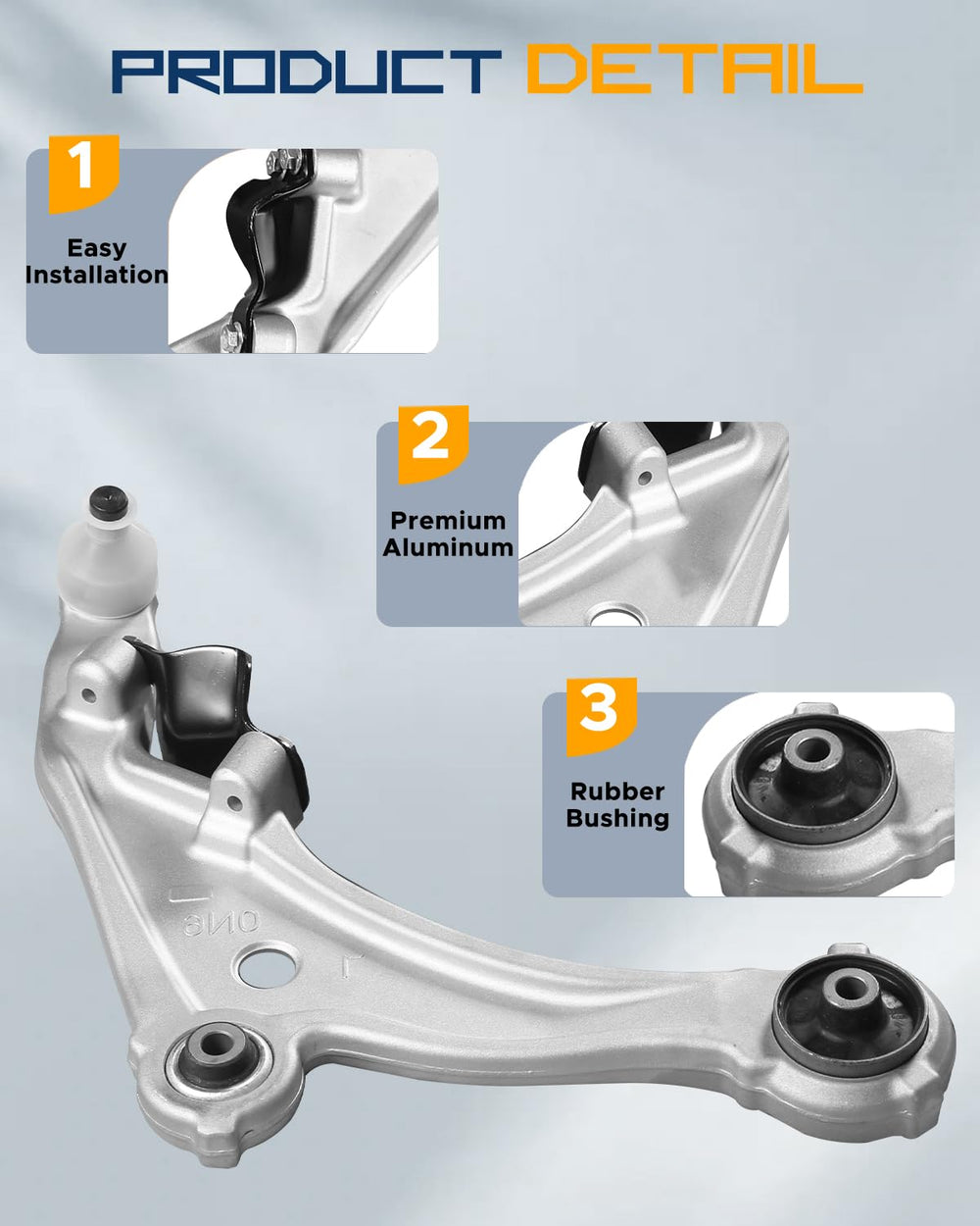 Tiezful Nissan Maxima outer tie rod end link passenger ES800358 image supports smoother turning.