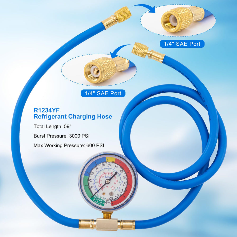 Tigbear 14mm low-side quick coupler ensures a tight, reliable seal
