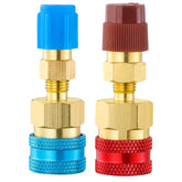 Tigbear R1234yf quick couplers kit with red high-pressure connector for reliable connections.