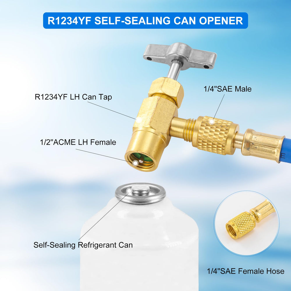 Tigbear self-sealing can tap for quick, clean can openings