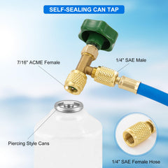 Tigbear self-sealing can tap for easy charging with multiple cans