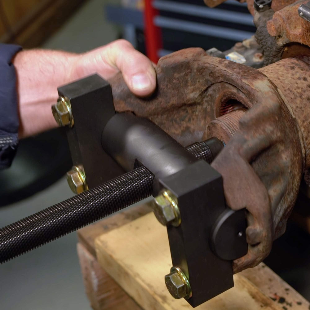 Tiger Tool yoke puller with impact gun adapter attached