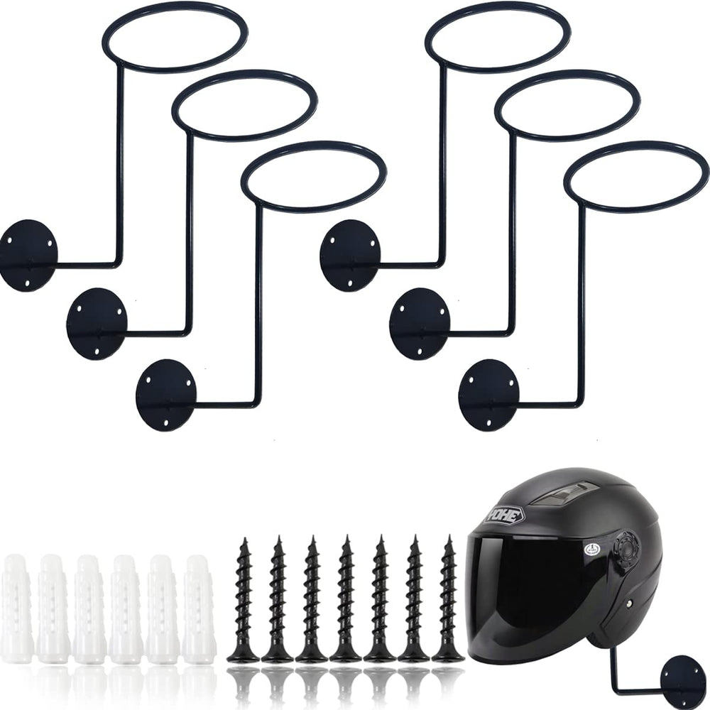 TIHOOD helmet rack wall mounted keeps entryways tidy