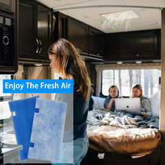 Tikfoam blue windward side design directs air to cabin comfort