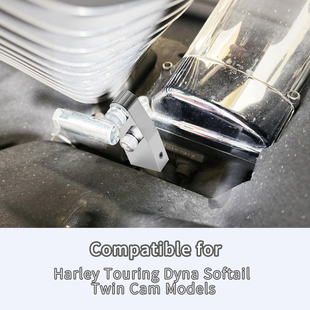 TIKGETUP Ez Shift in use on a Harley, illustrating easier toe lever motion.