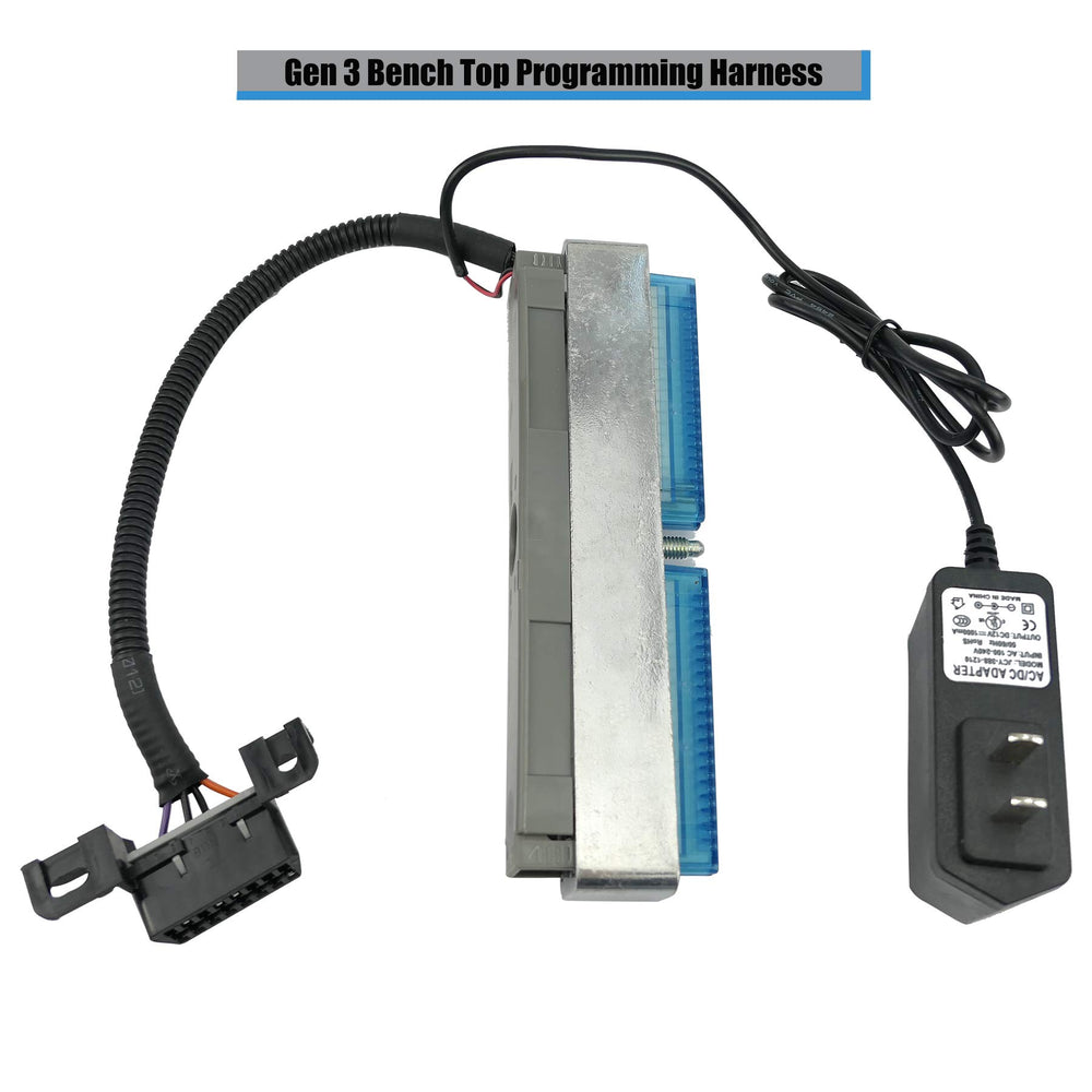 TikScience LS Gen 3 bench harness connectivity enables smooth OBDII tool integration.