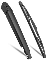 TIKSCIENCE rear wiper arm blade close-up for streak-free rear visibility in rain.