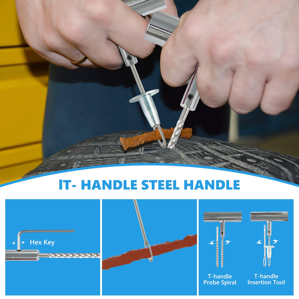 TILIBOTE detailed instruction guide included for clear, step-by-step tire repairs