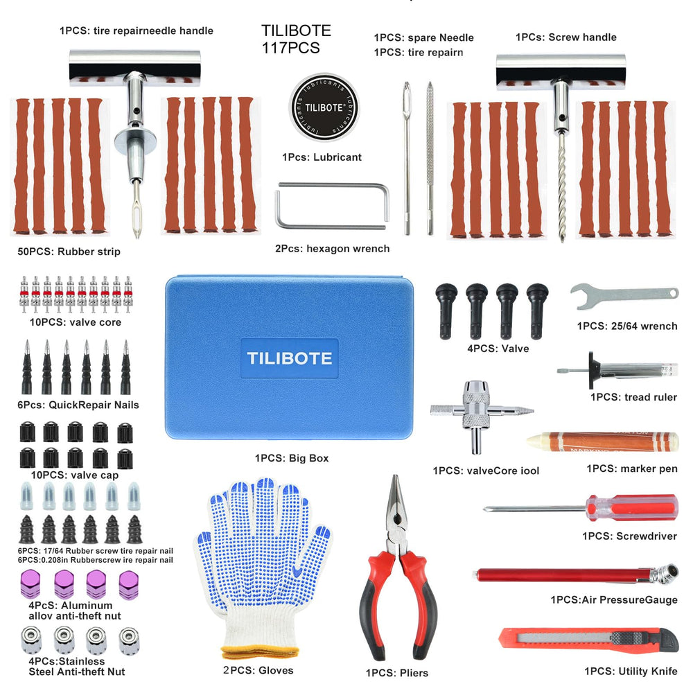 TILIBOTE t-handle steel tool highlights strength for demanding tire repairs