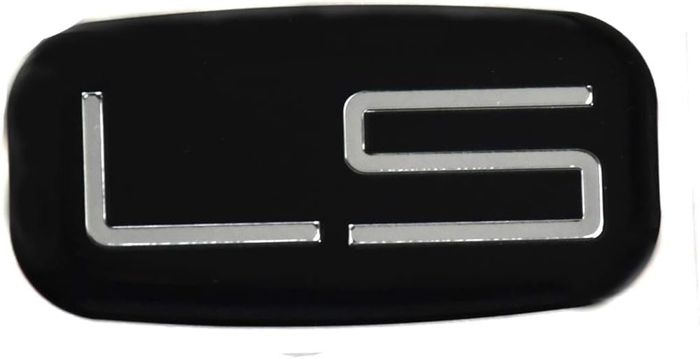 Tilvst LS cab emblem 3D badge close-up, detailed view of the 3D design.