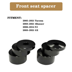 Timilge seat spacer in action showing height flexibility