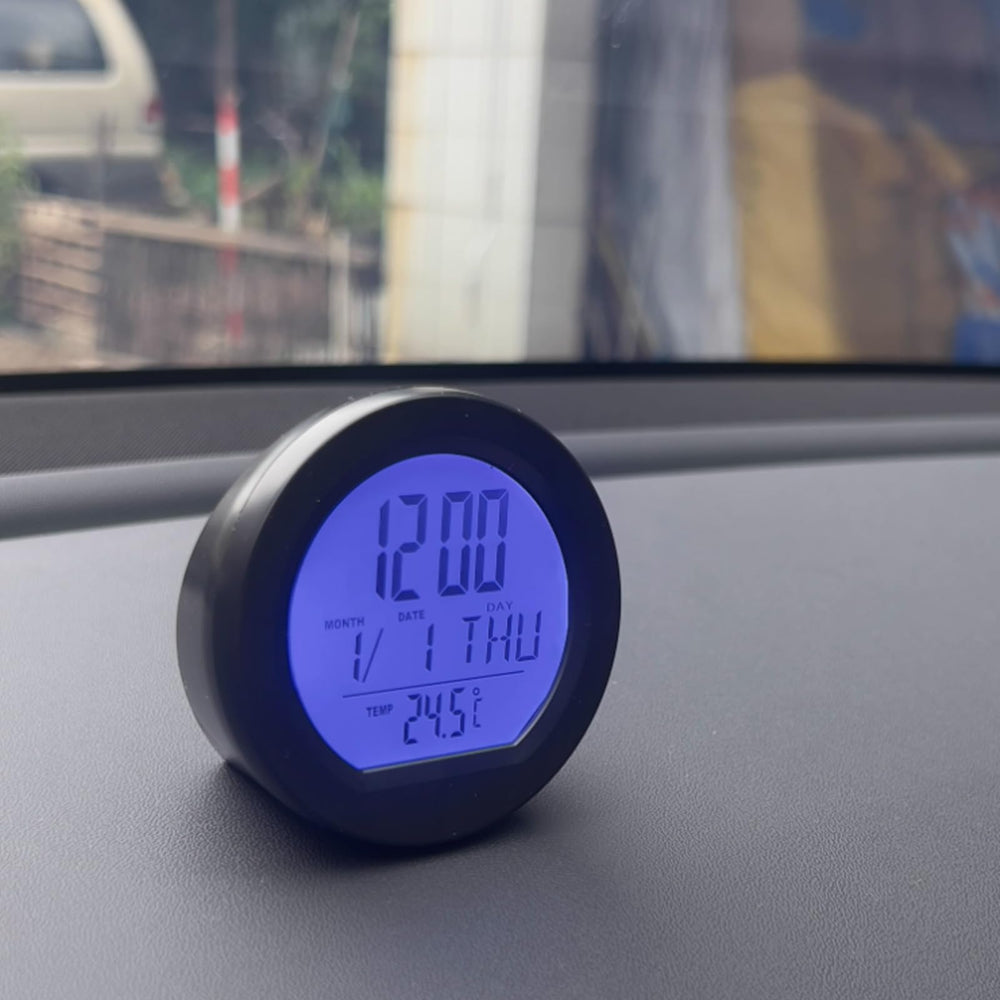 Timloon solar powered clock includes a battery for continuous operation