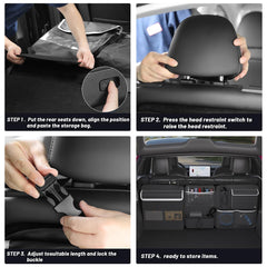 Timoxi trunk organizer fits most vehicles for a neat, clutter-free trunk.