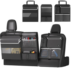 Timoxi trunk organizer with seven pockets demonstrates versatile storage for road trips.