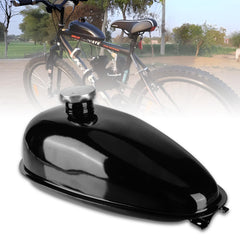 TIMZH 4L tank mounted on bicycle for rugged terrain adventures.