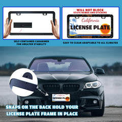 TINALUIN decorative frame featuring vivid motifs for vehicle personalization