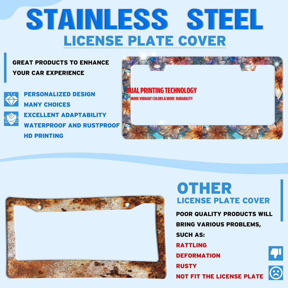 TINALUIN stainless steel frame front view shows durable build.